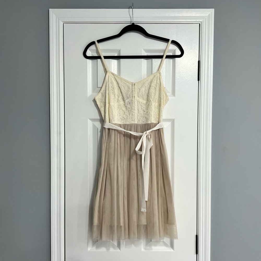 American Eagle Corset Lace & Tulle Dress